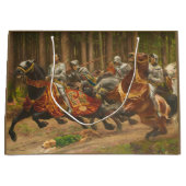 Flut Charles des Kühnen auf dem Pferd Große Geschenktüte (Vorderseite)