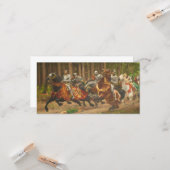 Flut Charles des Kühnen auf dem Pferd Karte (Vorderseite/Rückseite Beispiel)