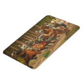 Flut Charles des Kühnen auf dem Pferd Magnet (Linke Seite)