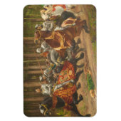 Flut Charles des Kühnen auf dem Pferd Magnet (Vertikal)