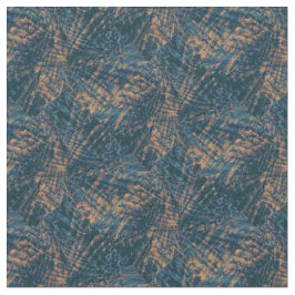 Flut des abstrakten Pfauenmusters Stoff