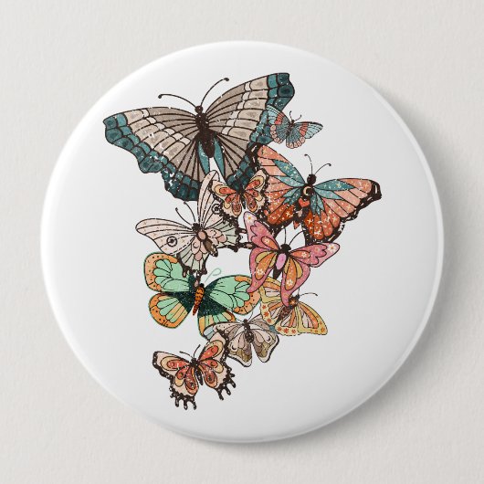 Flut in den Frühling Button (Vorderseite)