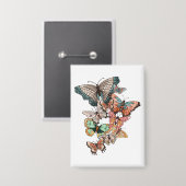 Flut in den Frühling Button (Vorderseite/Rückseite)