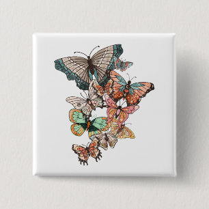 Flut in den Frühling Button