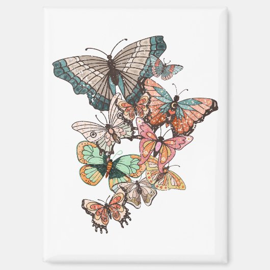 Flut in den Frühling Magnet (Vorderseite)