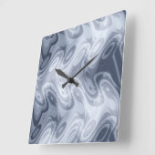 Flut Quadratische Wanduhr (Winkel)