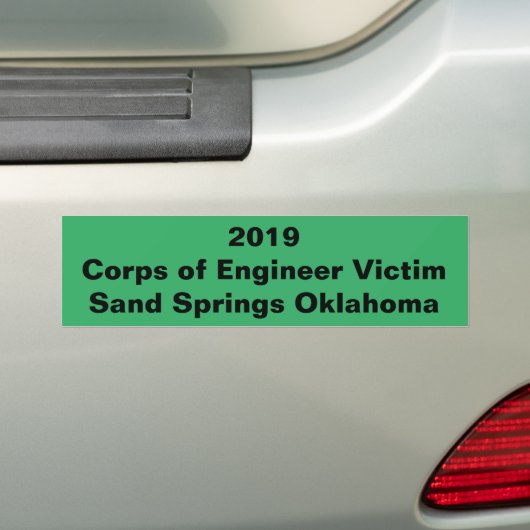Flut Sand Springs Oklahoma 2019 Autoaufkleber (Auf Auto)