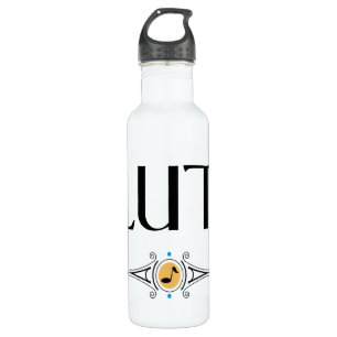 Flutdekorationslinie Edelstahlflasche