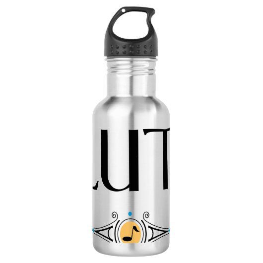 Flutdekorationslinie Edelstahlflasche (Vorderseite)