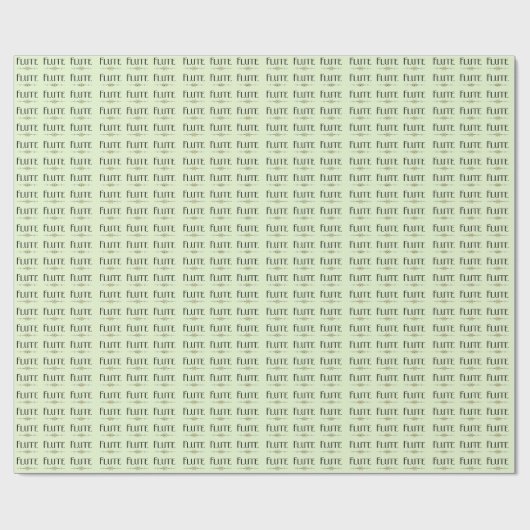 Flutdekorationslinie Geschenkpapier (Flach)