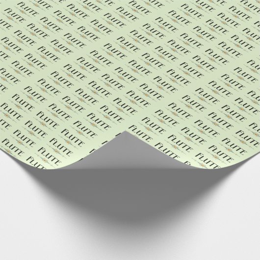 Flutdekorationslinie Geschenkpapier (Ecke)