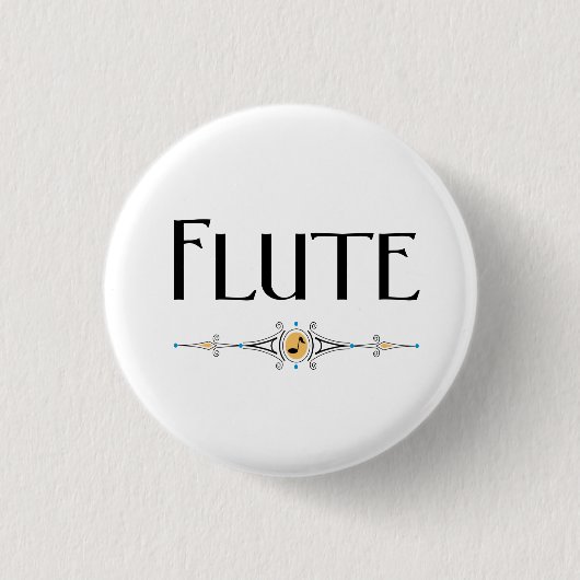 Flutdekorative Linie Button (Vorderseite)