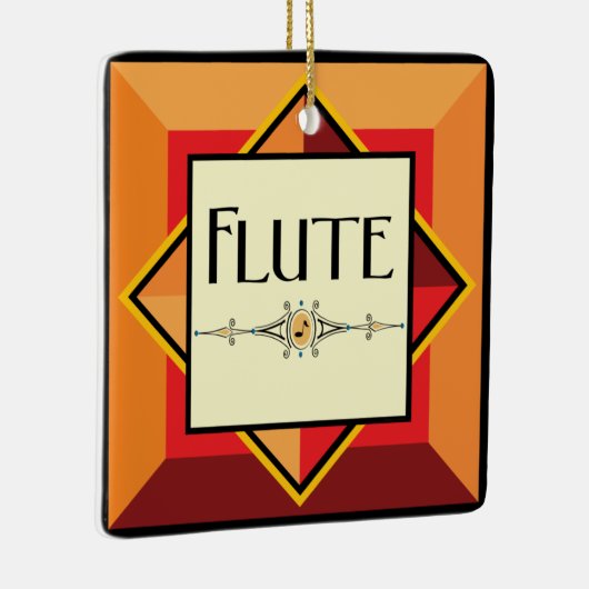 Flutdekorativer Block Keramikornament (Rechts)