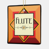 Flutdekorativer Block Keramikornament (Links)