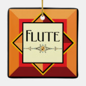 Flutdekorativer Block Keramikornament (Rückseite)