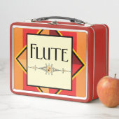 Flutdekorativer Block Metall Brotdose (Beispiel)