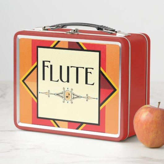 Flutdekorativer Block Metall Brotdose (Beispiel)