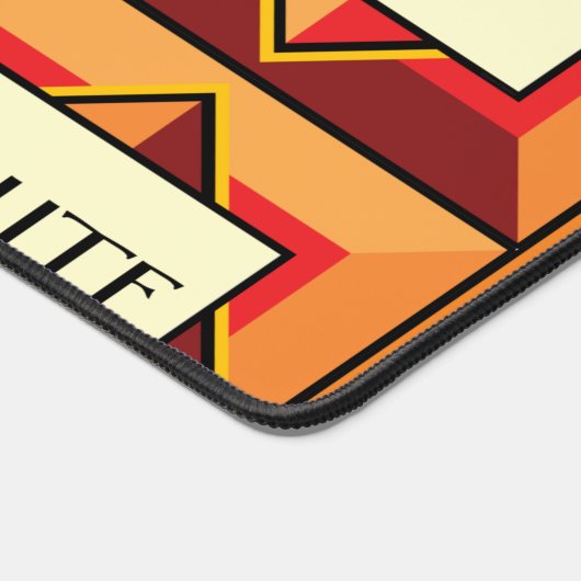 Flutdekorativer Block Schreibtischunterlage (Ecke)