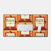 Flutdekorativer Block Schreibtischunterlage (Tastatur & Maus)