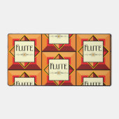 Flutdekorativer Block Schreibtischunterlage (Vorderseite)