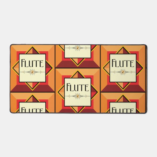 Flutdekorativer Block Schreibtischunterlage (Vorderseite)