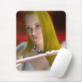 Flute Angel 1 Mousepad (Mit Mouse)