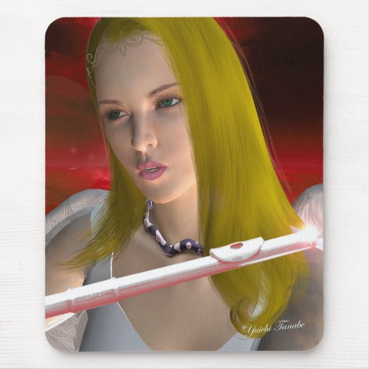 Flute Angel 1 Mousepad (Vorne)