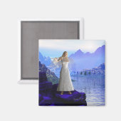 Flute Angel 2 Magnet (Vorderseite/Rückseite)