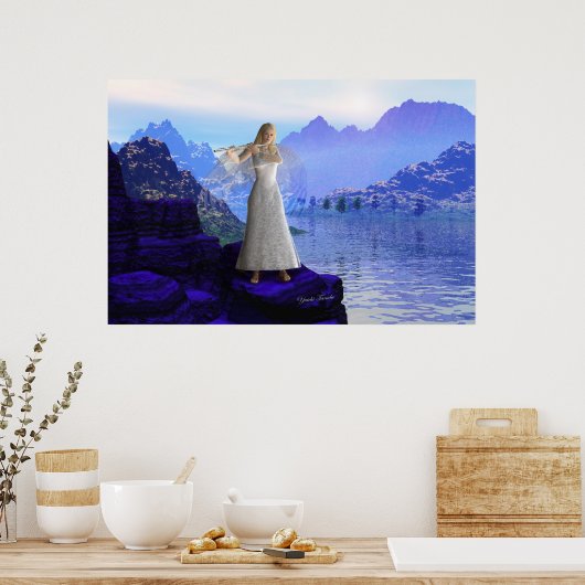 Flute Angel 2 Poster (Küche)