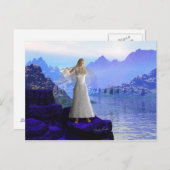 Flute Angel 2 Postkarte (Vorne/Hinten)