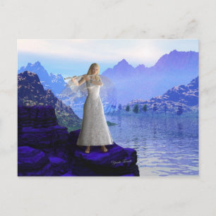 Flute Angel 2 Postkarte
