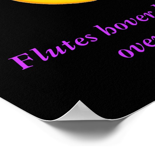 Flute Angel Poster (Ecke)