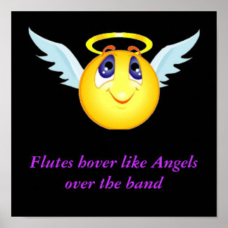 Flute Angel Poster