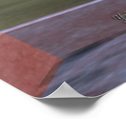 Flute auf Marble Vase 2c Poster (Ecke)