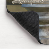 Flute auf Marmor Vase 2a Mousepad (Ecke)