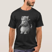 Flute Cat 2 T-Shirt (Vorderseite)