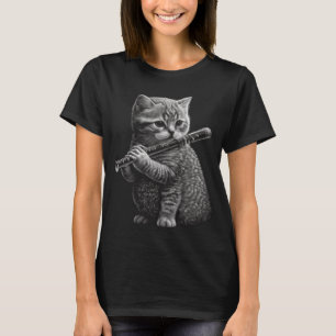 Flute Cat T-Shirt