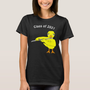 Flute Chick Abschluss T - Shirt
