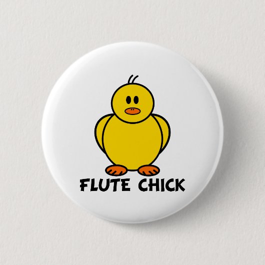 Flute Chick Button (Vorderseite)
