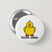 Flute Chick Button (Vorne & Hinten)