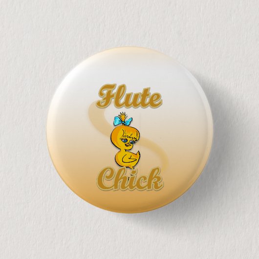 Flute Chick Button (Vorderseite)