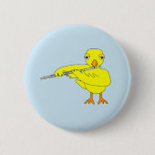 Flute Chick Button (Vorderseite)