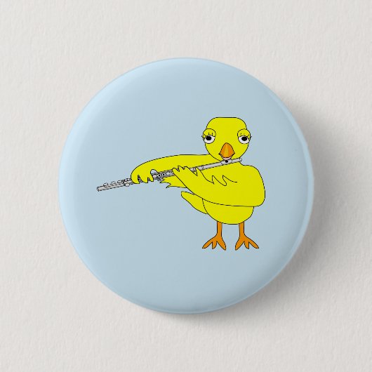 Flute Chick Button (Vorderseite)