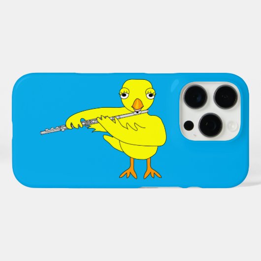 Flute Chick Case-Mate iPhone Hülle (Rückseite (Horizontal))