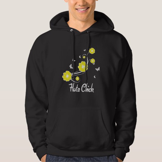 Flute Chick Hoodie (Vorderseite)
