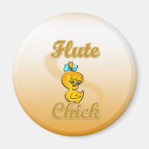 Flute Chick Magnet