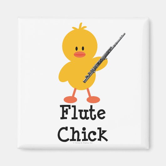 Flute Chick Magnet (Vorne)