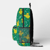 Flute Chick Musiknoten Bedruckter Rucksack (Rechts)