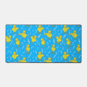 Flute Chick Musiknoten Schreibtischunterlage (Vorderseite)