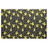 Flute Chick Musiknoten Stoff (Fat Quarter (45,7 x 55,9 cm))